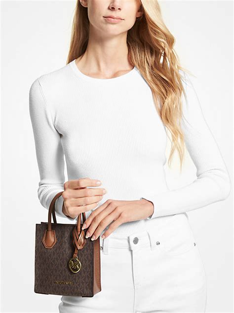 people wearing michael kors mercer bag|michael kors mercer extra small.